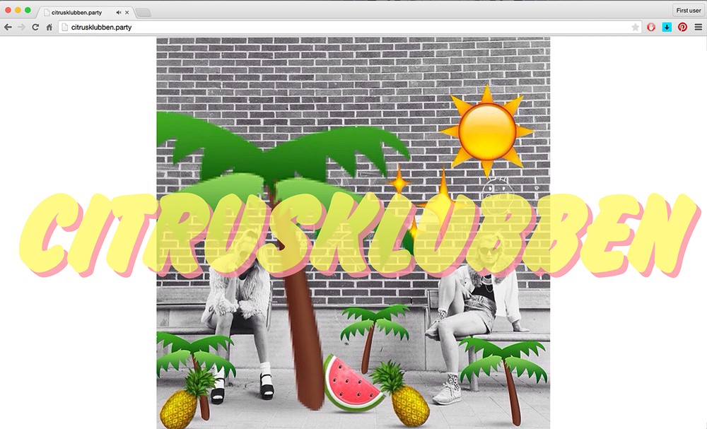 Citrusklubben website cover